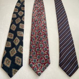 *Lot of three* Christian Dior ties